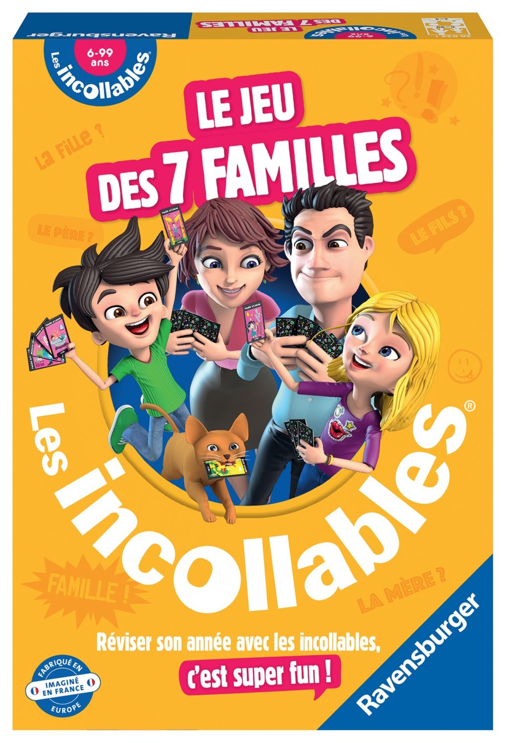 Jeu des 7 familles Incollables Ravensburger Jeux France - vue 5