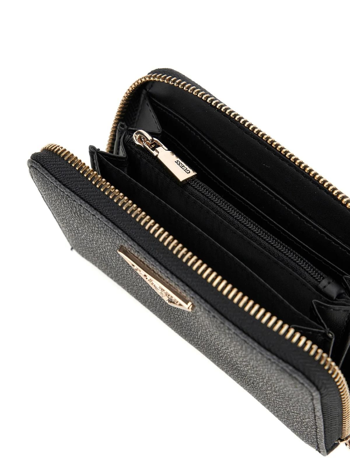 Compagnon / Portefeuille Guess Laurel Slg Phone Cro Coal Logo SG850014