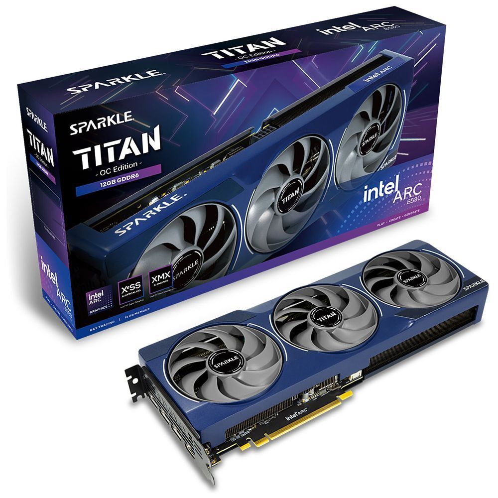 Sparkle Intel Arc B580 Titan OC, Intel Arc B580, 12GB GDDR6, PCI-Express