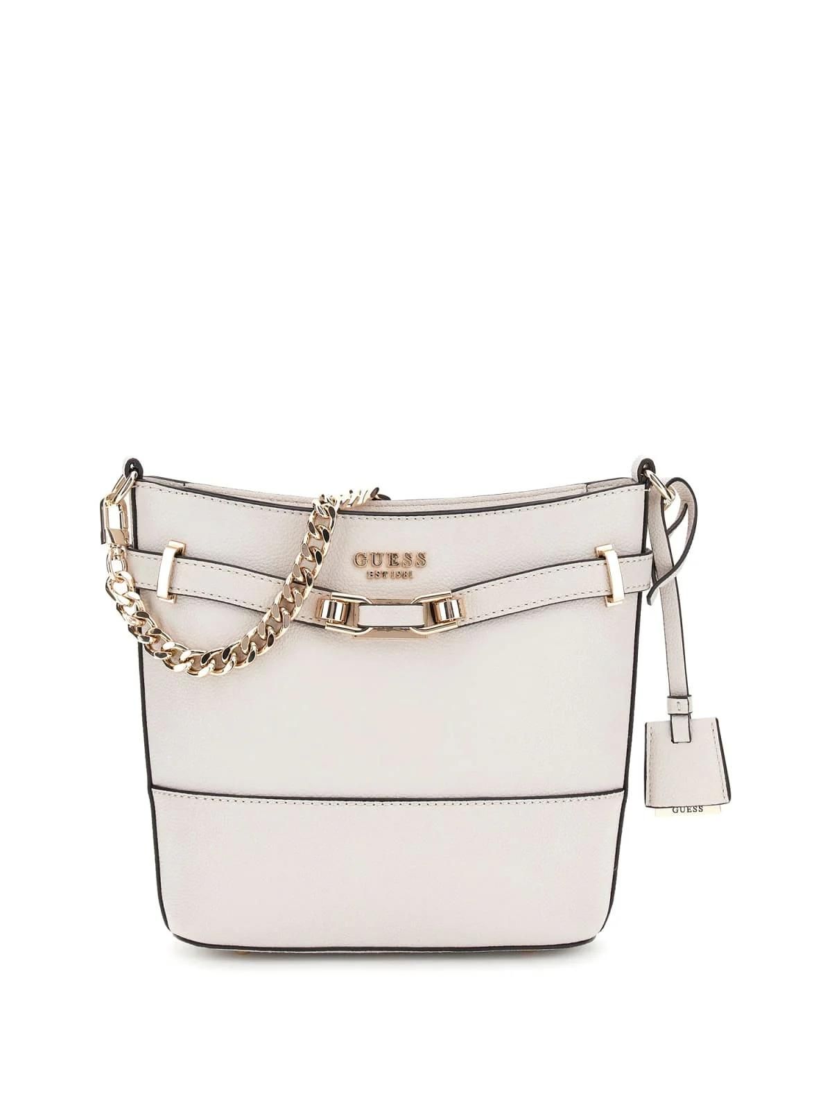 Sac a main Guess Sacs à main Silvye Bucket Stone BG952704 Unique