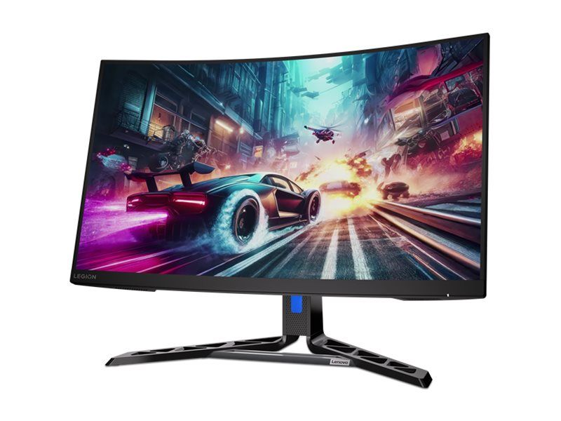 Lenovo Legion R32qc-30 - Écran LED - jeux - incurvé - 32 (31.5 visualisable) - 2560 x 1440 QHD @ 180 Hz - VA - 350 cd/m² - 3000:1 - 0.5 ms - 2xHDMI, DisplayPort - haut-parleurs - noir corbeau