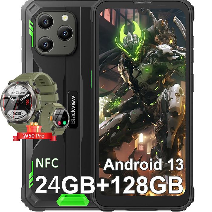 Blackview BV5300Plus Téléphone Portable Incassable Android Telephone Portable Écran 6.1" HD+ 6580mAh ROMTF Double SIM 4G Caméra 13MP Smartphone Incassable NFCIP69KFace IDGPSOTG - vue 9