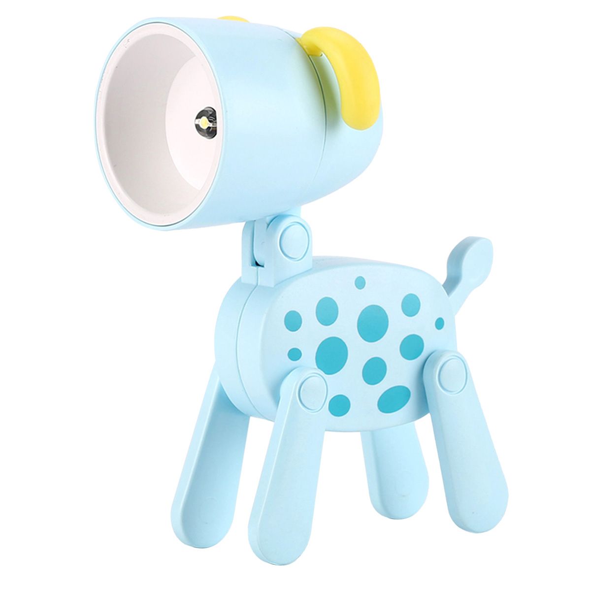 Mini Lampe De Chevet Pour Chien, Mini Lampe De Table Créative Pour Animal De Compagnie, Lampe De Bureau À Led Pour Animaux De Compagnie, Veilleuse Réglable Pour Chiot, Bleu