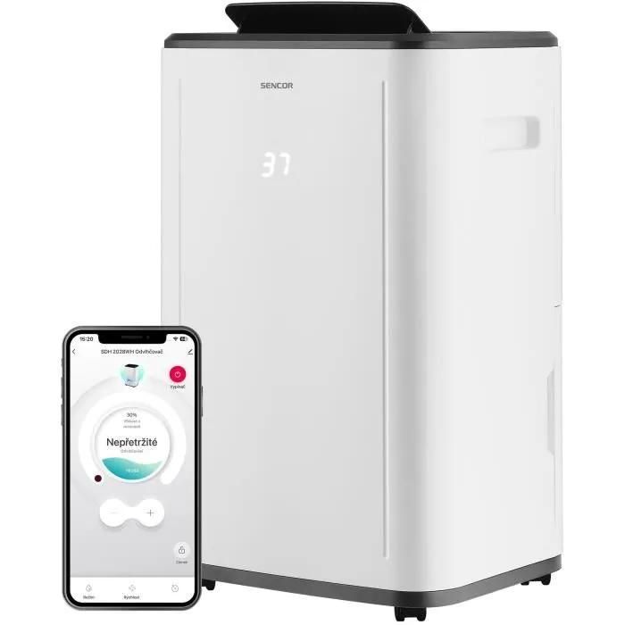 Déshumidificateur mobile intelligent SENCOR SDH 2028WH 20 /jour Réservoir : 6 2 vitesses - vue 2