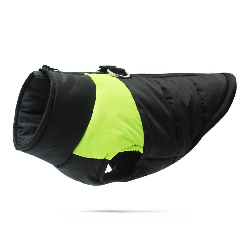 Vêtements Imperméables Pour Petits Et Grands Chiens,Veste D'hiver Pour Animaux De Compagnie,Tenue Chaude Pour Chihuahua,Bouledogue Français - Type Green-Xl