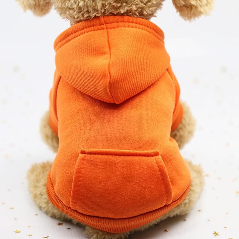 Vêtements D'hiver Chauds Pour Petits Et Moyens Chiens,Manteau Pour Chiots,Costume Pour Animaux De Compagnie,Bouledogue Français,Chihuahua,Accessoires Pour Chiots - Type Orange-M