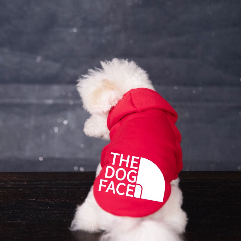 Sweats À Capuche Décontractés Pour Animaux De Compagnie,Vêtements Pour Chiens,Manteau Pour Grands Chiens,Veste Pour Labrador,Costume,Vêtements Pour Bouledogue Français,Pull Pour Ch - Type Rouge-Xxl