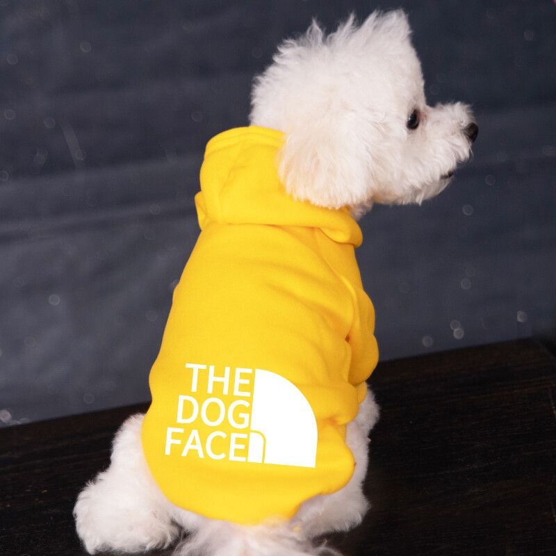 Sweats À Capuche Décontractés Pour Animaux De Compagnie,Vêtements Pour Chiens,Manteau Pour Grands Chiens,Veste Pour Labrador,Costume,Vêtements Pour Bouledogue Français,Pull Pour Ch - Type Yellow-Xl