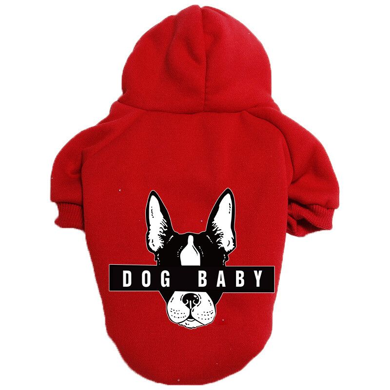 Pull Chaud Pour Chien,Vêtements Pour Animaux De Compagnie,Vêtements À La Mode,Manteau Pour Petit Chien,Automne Et Hiver - Type Red-6xl(18-22kg)