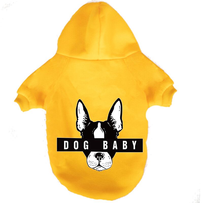 Pull Chaud Pour Chien,Vêtements Pour Animaux De Compagnie,Vêtements À La Mode,Manteau Pour Petit Chien,Automne Et Hiver - Type Yellow-Xl(4.5-6kg)