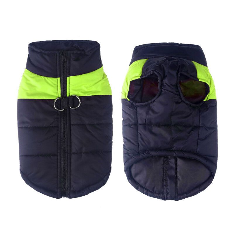 Vêtements D'hiver Imperméables Pour Animaux De Compagnie,Manteau Chaud Pour Grands Chiens,Veste En Émail Pour Chiots,Petits,Moyens Et Grands Chiens,Golden Retriever - Type Green-S #A