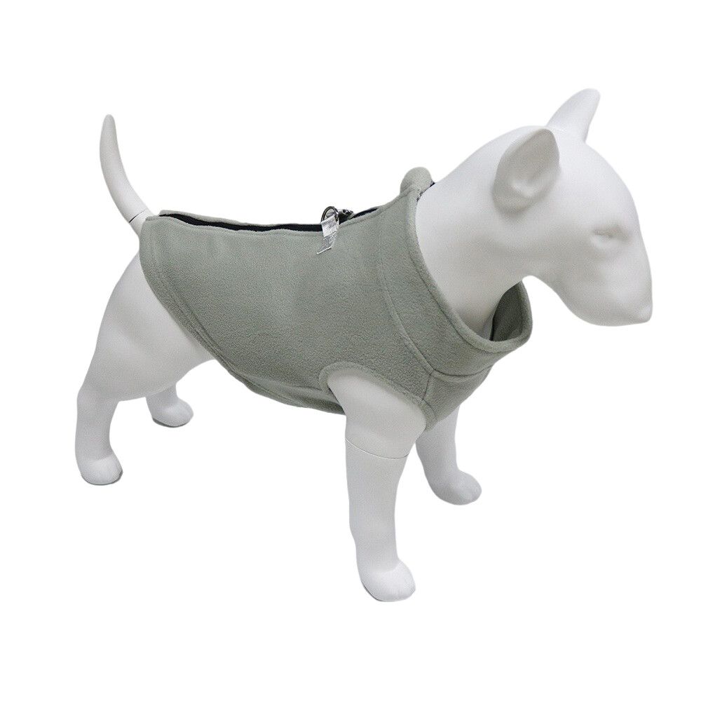Vêtements D'hiver Doux Et Souriant Pour Chien,Veste Chihuahua,Manteau Bouledogue Français Pour Petit Et Moyen Chien,Chiot Chaud,Pdppet,Déclin - Type Gray-S