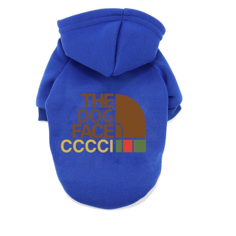 Pulls En Pur Coton Pour Chiens,Vêtements Chauds Pour Animaux De Compagnie,Olympiques Pour Petits Et Moyens Chiens,Manteau À La Mode,Hiver - Type Blue-Xl (4.5-6kg Dogs)