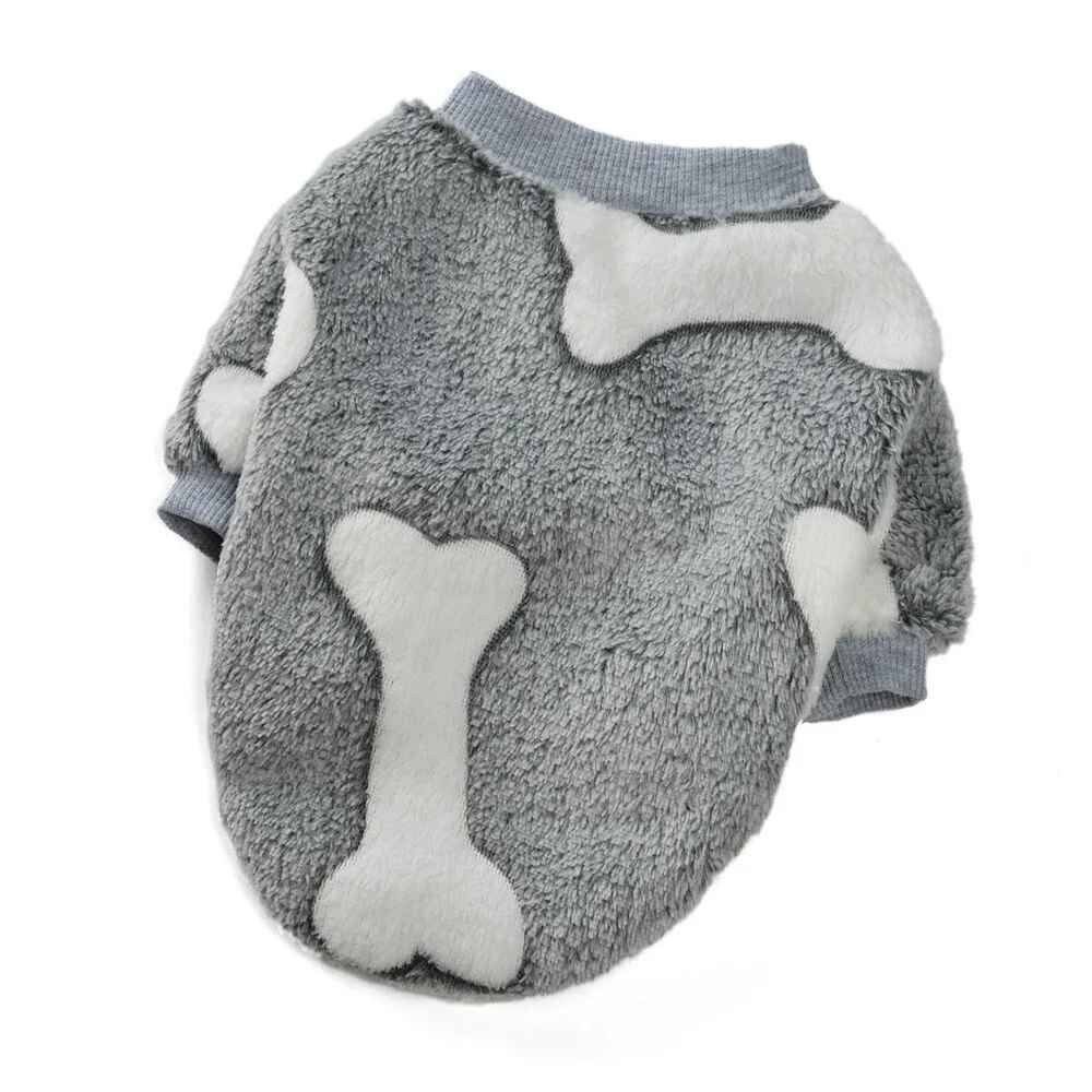 Sweat À Capuche Smile Pet Clothes For Dogs,Warm Dog Glashirt,Puppy Cat Clothing,Coat,Hoodie,Chihuahua Clothing - Type Bone-Xl