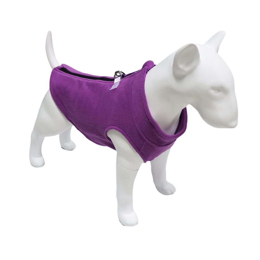Vêtements D'hiver Doux Et Souriant Pour Chien,Veste Chihuahua,Manteau Bouledogue Français Pour Petit Et Moyen Chien,Chiot Chaud,Pdppet,Déclin - Type Purple-M