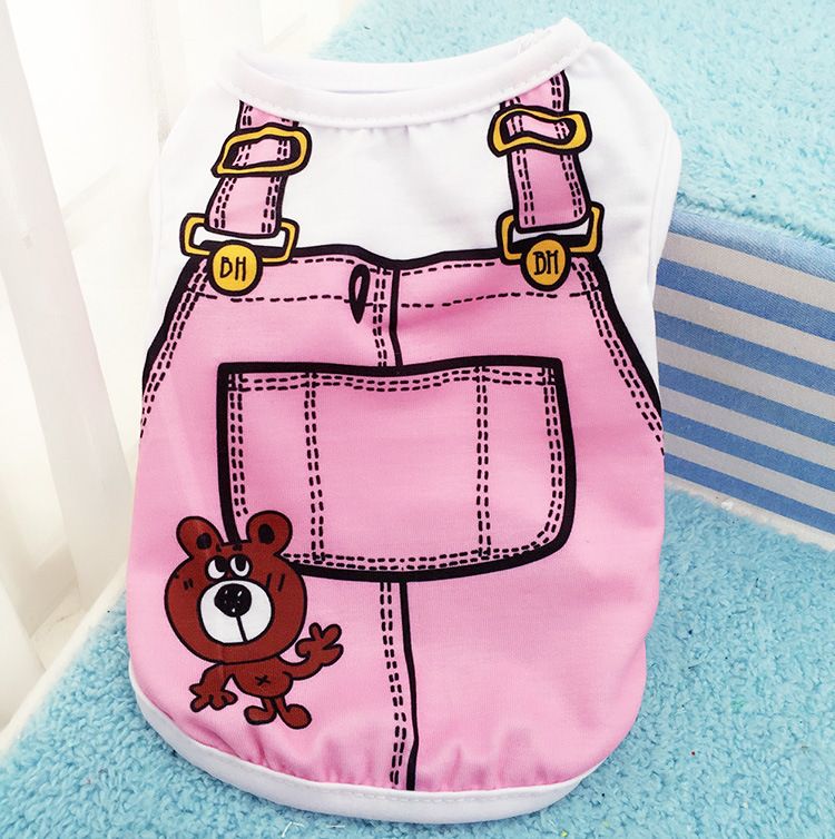 Gilets Souples Pour Animaux De Compagnie,Vêtements Pour Chiens,Chemise D'été,T-Shirt Décontracté Pour Petits Chiens,Fournitures Pour Animaux De Compagnie - Type Pink-Xxl