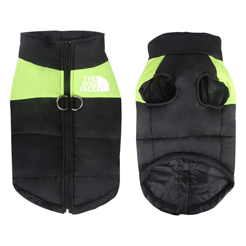 8 Taille S-5xl Hiver Chien Vêtements Pour Pet Imperméable Chaud Grand Chien Glacat Chiot Ski Combjackets Vert/Rouge/Bleu/Rose - Type Green2-S