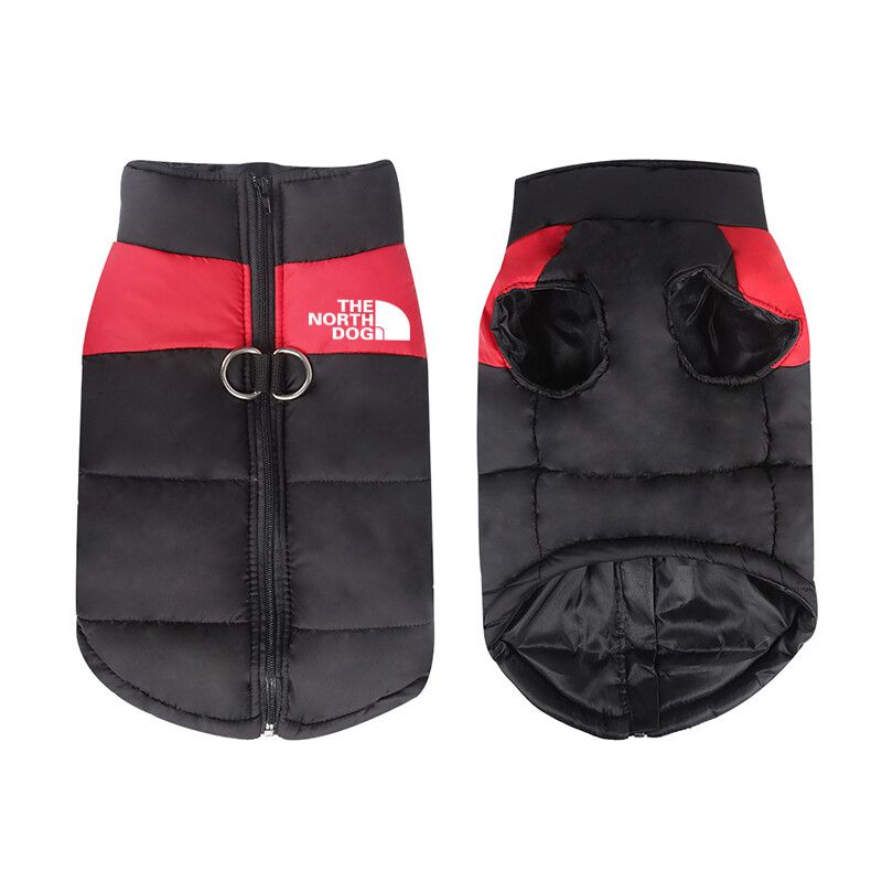 8 Taille S-5xl Hiver Chien Vêtements Pour Pet Imperméable Chaud Grand Chien Glacat Chiot Ski Combjackets Vert/Rouge/Bleu/Rose - Type Rouge-S