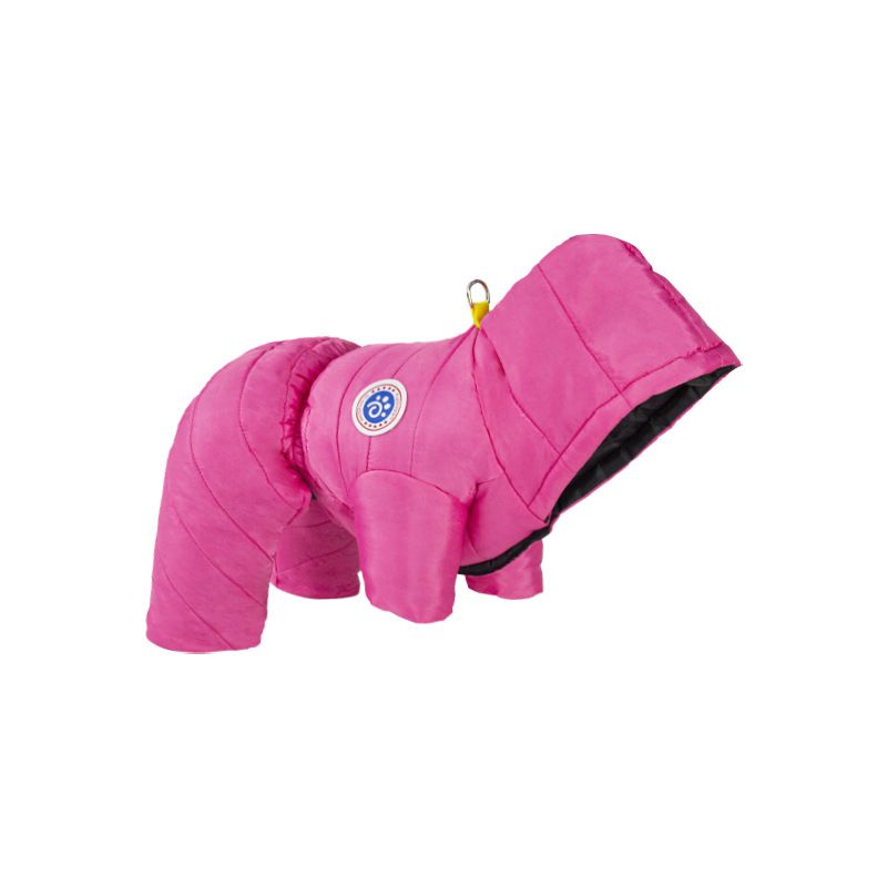 Manteau D'hiver Imperméable Pour Chien,Vêtements Pour Animaux De Compagnie,Glaçure Chaude,Vêtements Pour Chiots,Bouledogue Français,Chihuahua,Petit Chien - Type Rose Red-Xl(5-6.5kg)