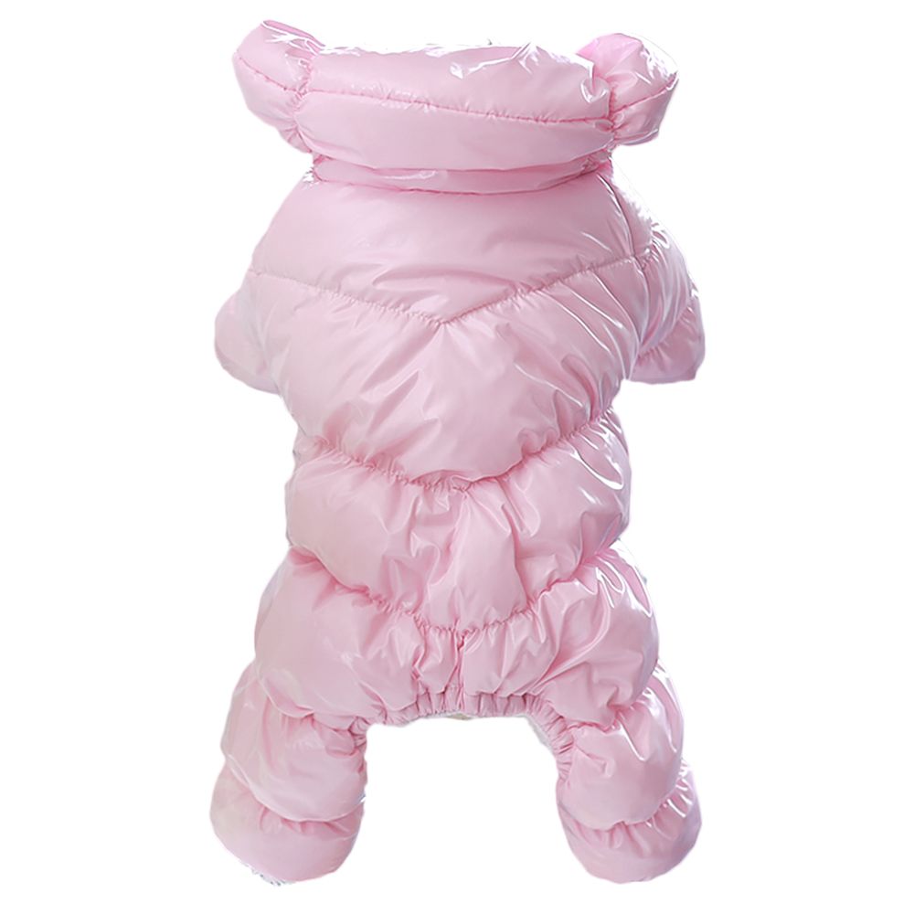 Manteau D'hiver Imperméable Pour Chien,Veste Pour Animal De Compagnie,Combinaison Pour Petit Et Moyen Gabarit,Bouledogue Français,Carlin - Type Rose-Xl