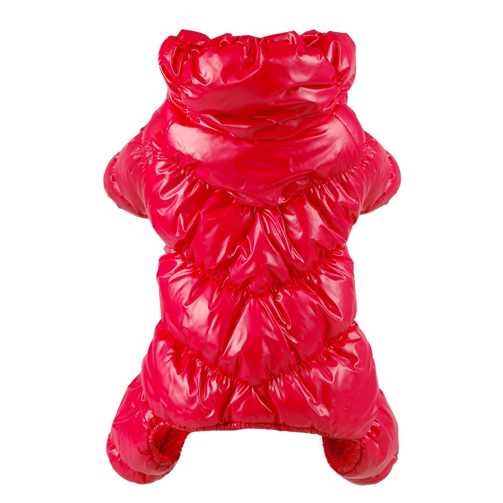 Manteau D'hiver Imperméable Pour Chien,Veste Pour Animal De Compagnie,Combinaison Pour Petit Et Moyen Gabarit,Bouledogue Français,Carlin - Type Rouge-L