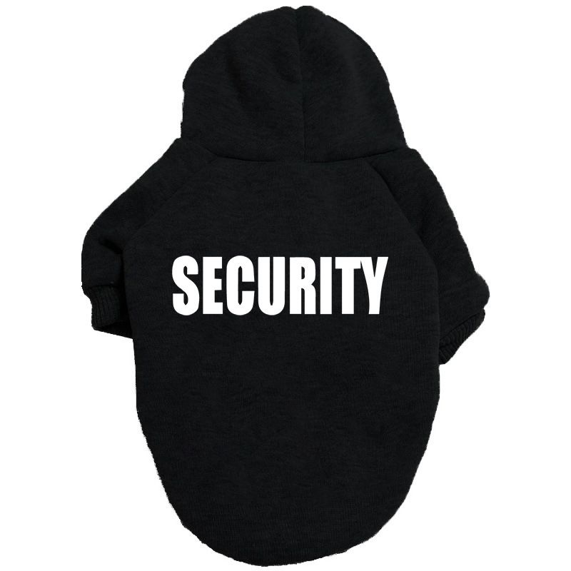 Vêtements De Sécurité Pour Chiens Petits Grands Chiens Manteau À Capuche Chihuahua Sweat-Shirt Pour Chien Bouledogue Français Vêtements Chauds Pour Chiot Pour Chien - Type Black-6xl (18-22kg Dogs)