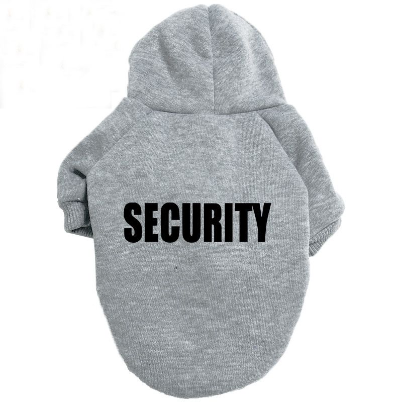 Vêtements De Sécurité Pour Chiens Petits Grands Chiens Manteau À Capuche Chihuahua Sweat-Shirt Pour Chien Bouledogue Français Vêtements Chauds Pour Chiot Pour Chie - Type [Grey2]-9xl (30-34kg Dogs)
