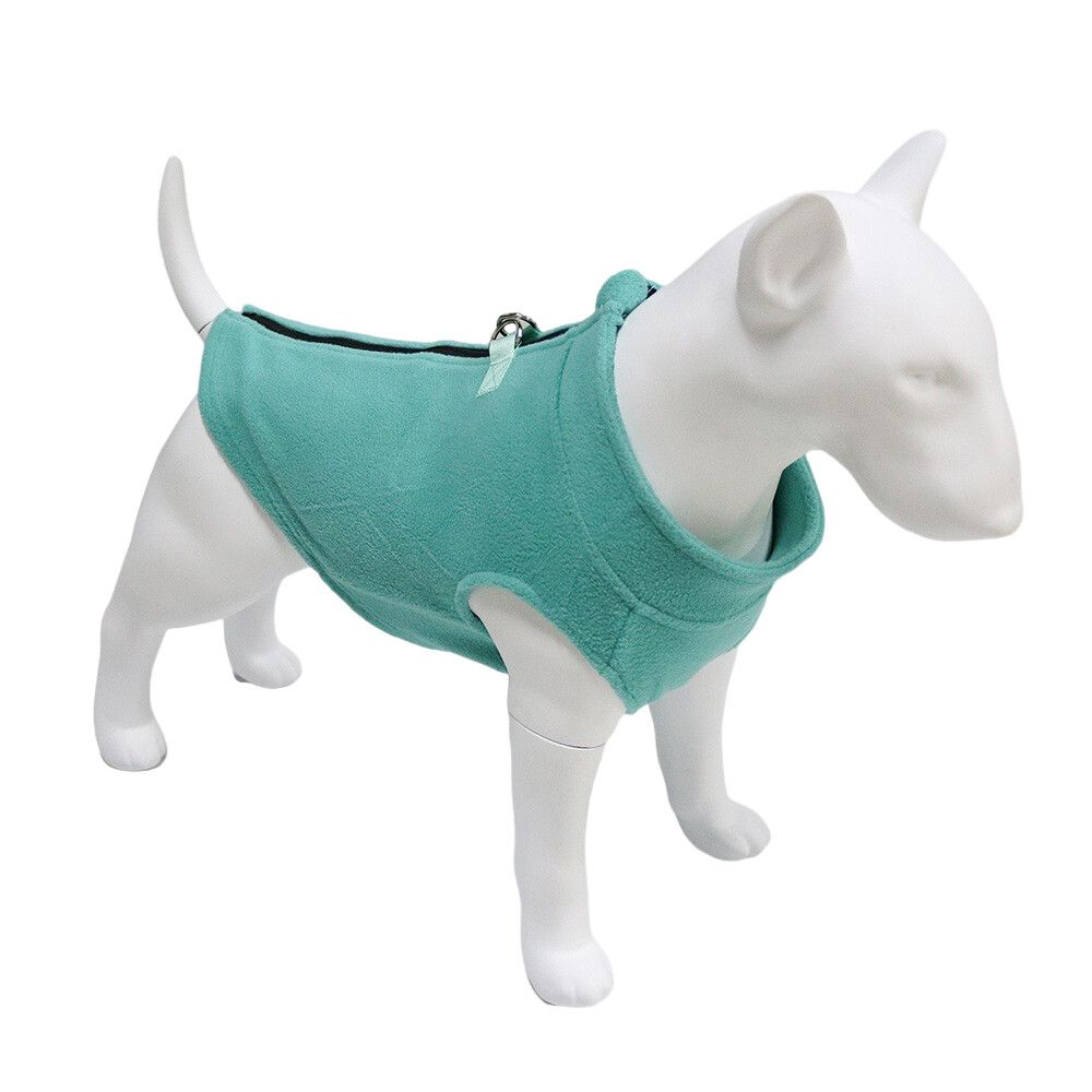 Vêtements Chauds D'hiver Pour Chiens De Petite Et Moyenne Taille,Manteau De Bouledogue Français,Costume De Chien Souriant,Veste À Rélules,Vêtements Pour Chiots,Chihuahua - Type Cyan-S