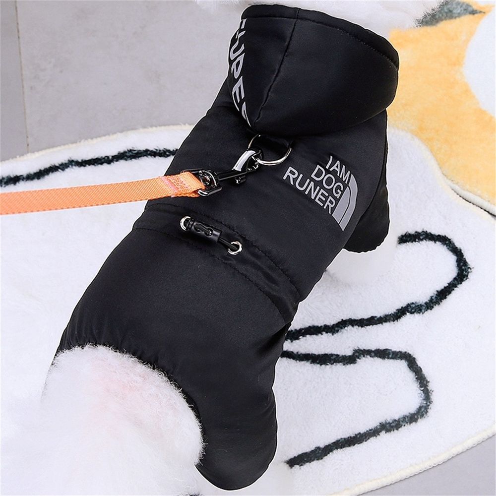 Manteau De Sport Chaud Pour Animaux De Compagnie,Vêtements Pour Petits Chiens,Sweats À Capuche Épais Et Imperméables,Combinaison Pour Chien,Costume Chihuahua,Hiver - Type Black-L
