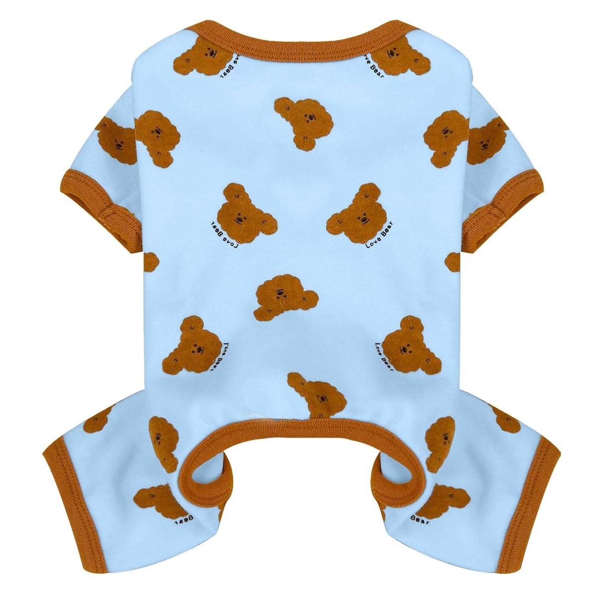 Vêtements Pour Chien-Hnxd Imprimé Ours Quatre Pattes-Bleu-Xl