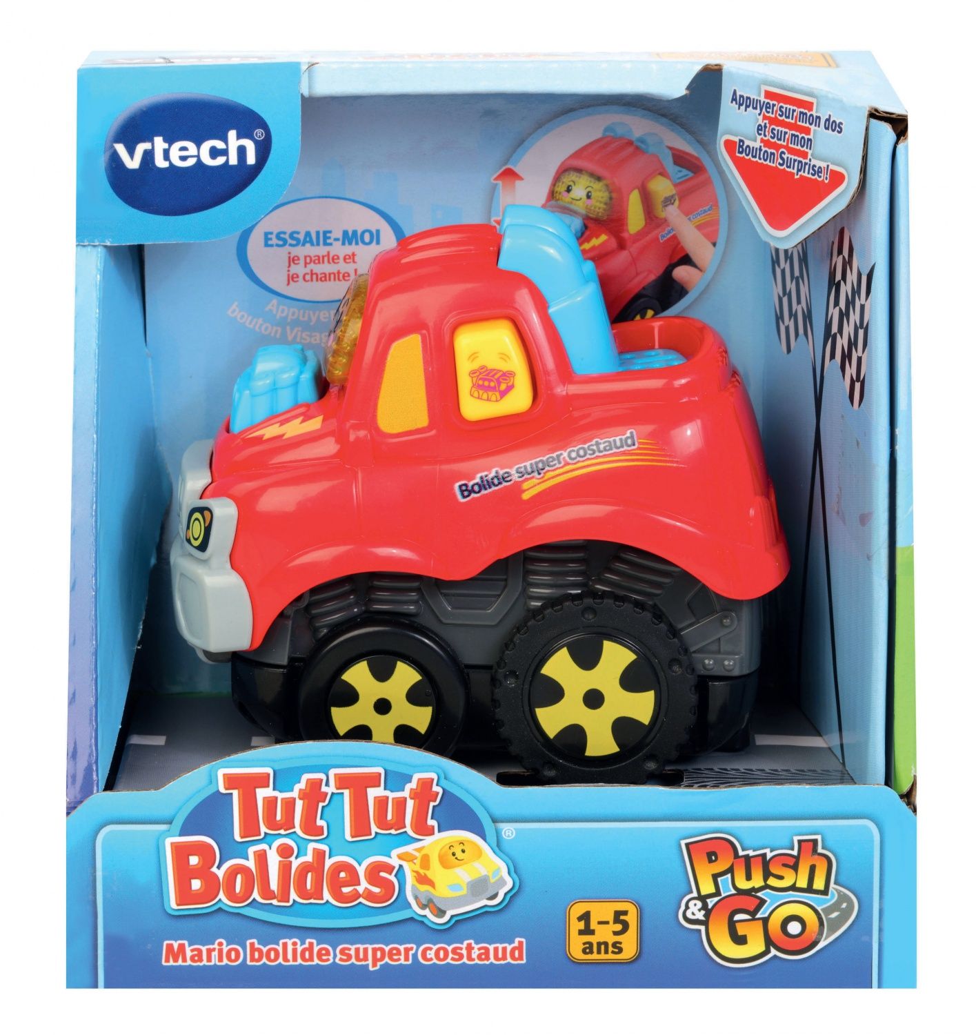 Véhicule Tut Tut Bolide Push & Go Vtech Le Véhicule - vue 3