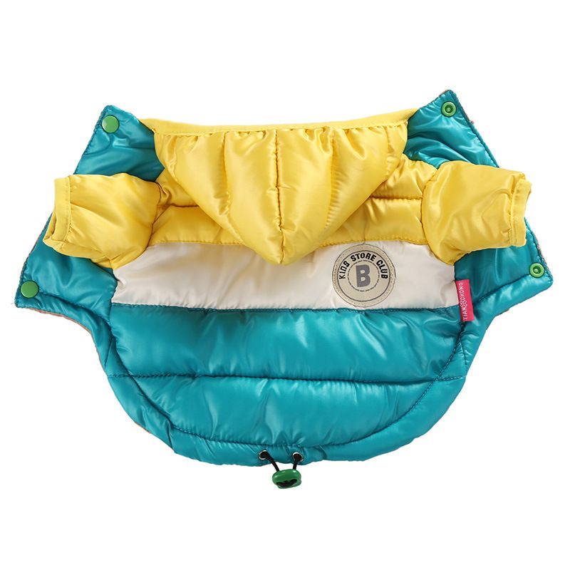 Veste Imperméable En Coton Brillant Pour Animaux De Compagnie,Manteau Épais,Vêtements Pour Chiots,Vêtements Pour Petits Chiens,Chihuahua,Bouledogue Français,Hiver - Type Yellow #D