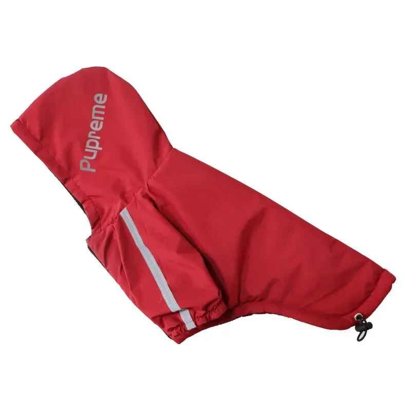 Manteau Imperméable Pour Animaux De Compagnie Pour Petits Et Moyens Chiens,Vestes Pour Chiens Souriants,Imperméable Pour Chiot,Tenue Chihuahua,Vêtements Chauds D'hiver - Type Red-Xl 5kg-7.5kg