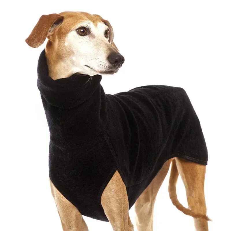 Vêtements Pour Animaux De Compagnie À Col Haut Pour Chiens Moyens Et Grands,Manteau Chaud Pour Gros Chien,Pulls Great Dane,Fournitures De Mascotte,Pharaoh Hound,Hiver - Type Black-Xxl