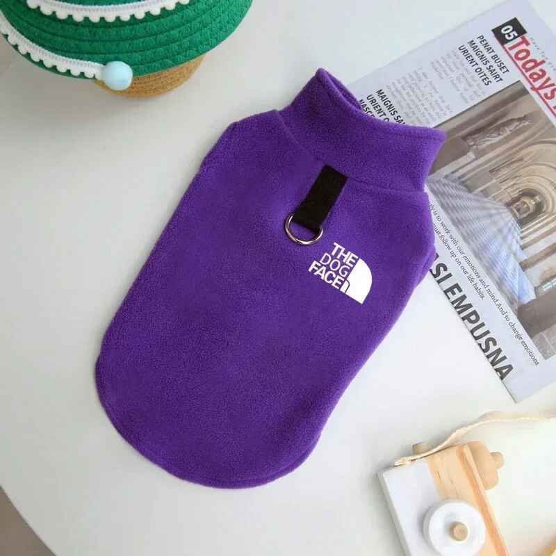 Pull Chaud En Émail Pour Petits Chiens,Manteau Chihuahua,Vestes Pour Bouledogue,Olympiques Pour Animaux De Compagnie,Fournitures De Olympiques,Sourire,Vêtements Pour Chiens,Automne, - Type Purple-M #B