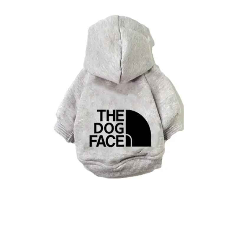 Sweats À Capuche The Dog Face Pour Petits Et Grands Chiens,Manteau Coupe-Vent,Sweat-Shirt Chaud,Veste Bouledogue Français,Vêtements Pour Chiens - Type Gray-3xl 10.Kg-13.5kg