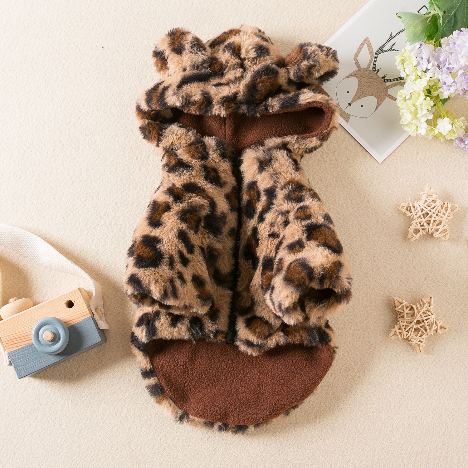 Manteau De Fourrure En Peluche Pour Animaux De Compagnie,Veste Teddy Schnauzer,Vêtements Pour Petits Chiens,Optique,Amour,Automne,Hiver - Type Xxl #A