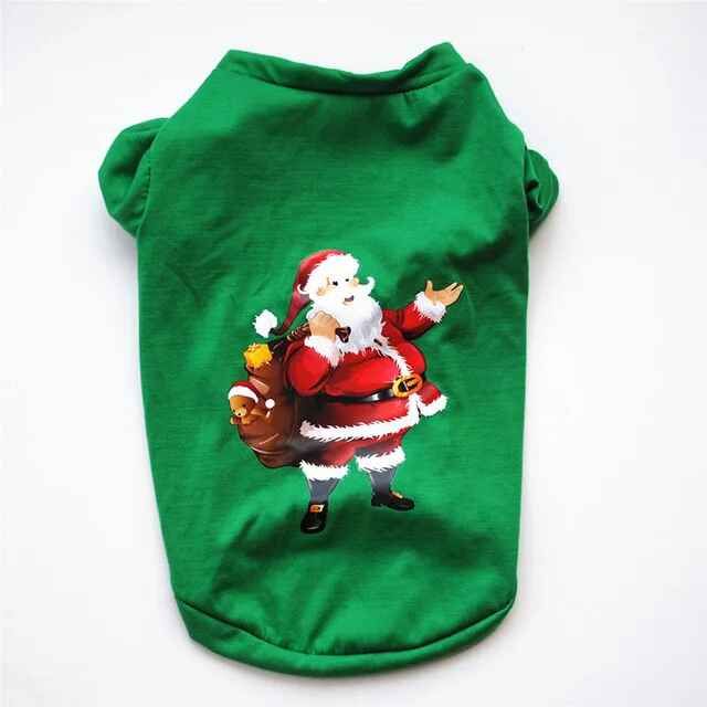 Vêtements Chauds Pour Animaux De Compagnie Pour Petits Et Moyens Chiens,Chemise Pour Animaux De Compagnie,Costume Chihuahua,Vêtements Pour Yorkshire,Noël,Nouvel An - Type M #S