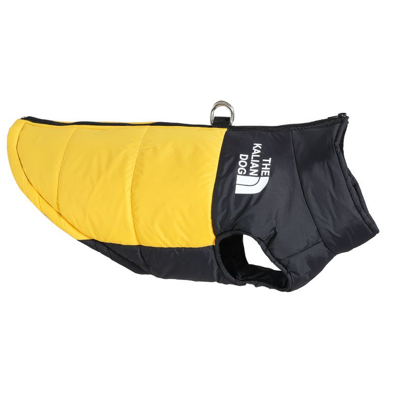 L-7xl Hiver Imperméable Chaud Corgi Veste Pour Chien Moyen Grand Chien Labrador Vêtements De Sortie D'hiver - Type Yellow-6xl