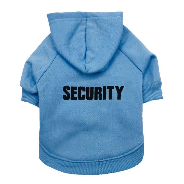 Sweats À Capuche Perforés Classiques Pour Animaux De Compagnie,Vêtements De Sécurité Pour Petits Chiens,Manteau D'automne,Veste Pour Chiots,Vêtements Pour Chihuahua Sarl - Type Light Blue-Xl