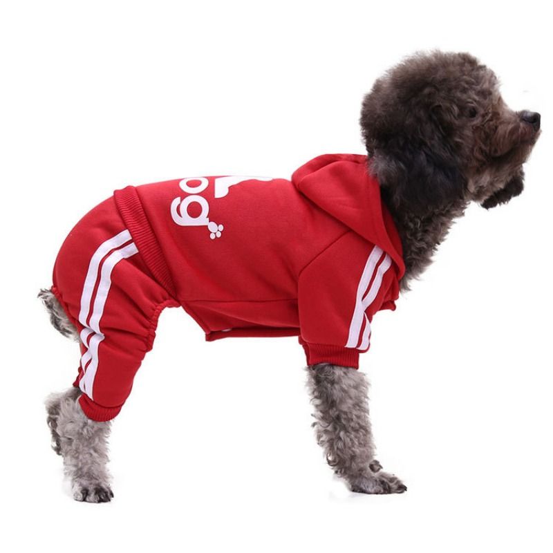 Vêtements Pour Animaux De Compagnie Pour Chiens,Combinaison Printemps Automne,Manteau Pour Chien,Veste Pour Chiot,Vêtements Pour Animaux De Compagnie Pour Chiens,Salopette Chi - Type Red-Xl 4.2-6kg