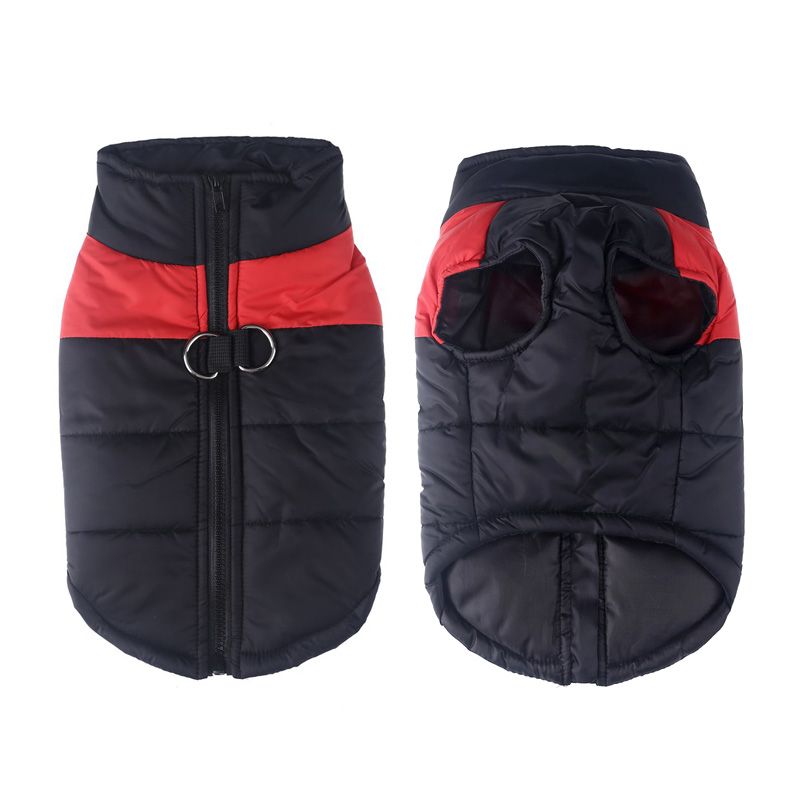 Gros Chien Vêtements Hiver Chaud Pet Gilet Veste Imperméable Chien Manteau Vêtements Pour Grand Chien Bouledogue Golden Retriever Labrador Vêtements - Type Red-Xxxl
