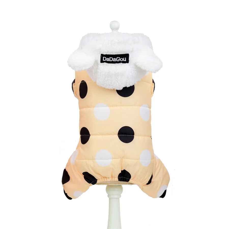 Manteau Chaud Imperméable Pour Animaux De Compagnie,Veste En Duvet Pour Chien,Combinaison Pour Chiot,Vêtements Pour Petit Chien,Costume Pour Chihuahua,Vêtements D'hiver - Type Yellow-M