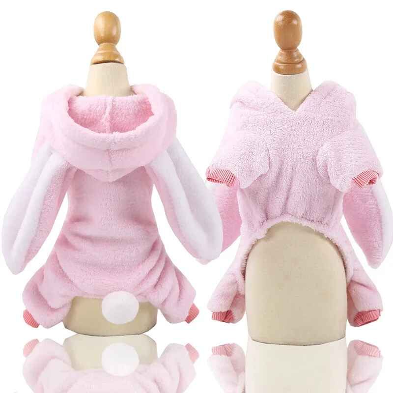 Smile Dog Cosplay Pet Hoodies,Manteau Chaud D'hiver,Veste Pour Petits Chiens,Combinaisons Chihuahua Sarl,Vêtements Perforés,Vêtements Pour Animaux De Compagnie,Dégradation - Type Pink-Xs 0-1.2kg