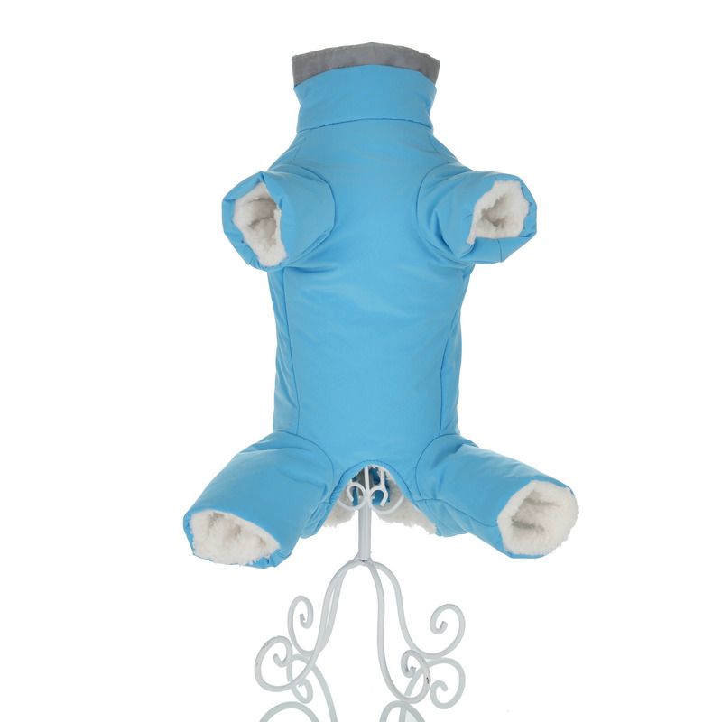 Veste D'hiver Pour Petits Chiens,Manteau Chaud En Polaire Pour Animaux De Compagnie,Imperméable,Réfléchissant,Combinaisons Pour Chiens,Chihuahua - Type Blue For Girl