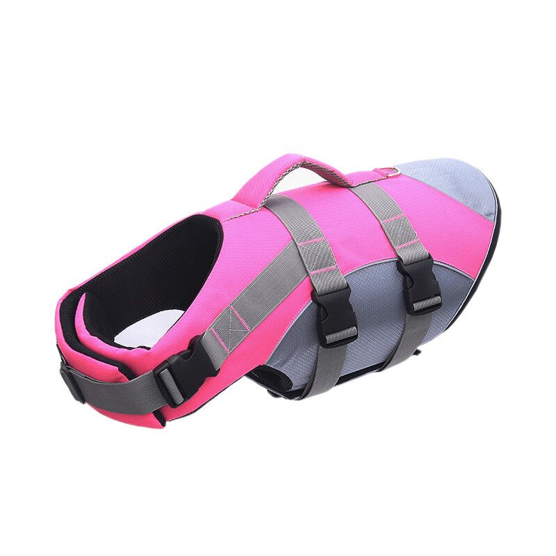 Gilet De Sauvetage D'été Pour Petits Et Moyens Chiens,Vêtements Moulés Pour Animaux De Compagnie,Glaçure Sfp,Vêtements Trempés Pour Bouledogue Français - Type Pink-M-Suit 3.0-8.0kg