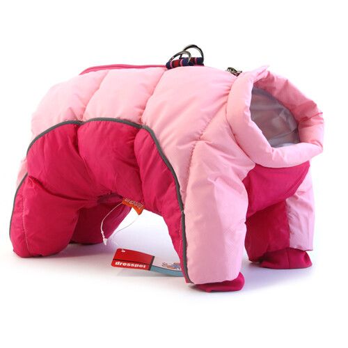 Vêtements D'hiver Chauds Pour Petits Chiens,Vêtements Pour Chiots,Costume De Bouledogue Français,Manteau Moyen,Veste Pour Chihuahua - Type Pink-Xxl