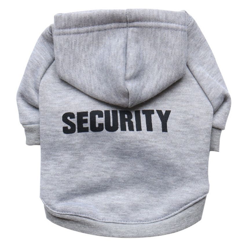 Sweats À Capuche Perforés Classiques Pour Animaux De Compagnie,Vêtements De Sécurité Pour Petits Chiens,Manteau D'automne,Veste Pour Chiots,Vêtements Pour Chihuahua Sarl - Type Grey-S
