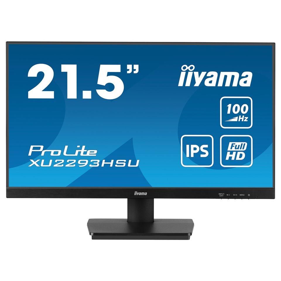 iiyama XU2293HSU B7 21.5 Pouces Moniteur IPS 1920x1080 100Hz 1H1DP - vue 3