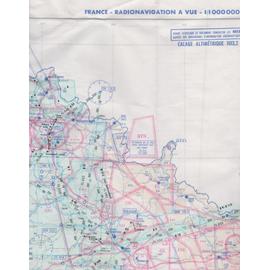 3 Cartes De France Nord Est Sud Ouest Sud Est Radionavigation A Vue 1989 Rakuten